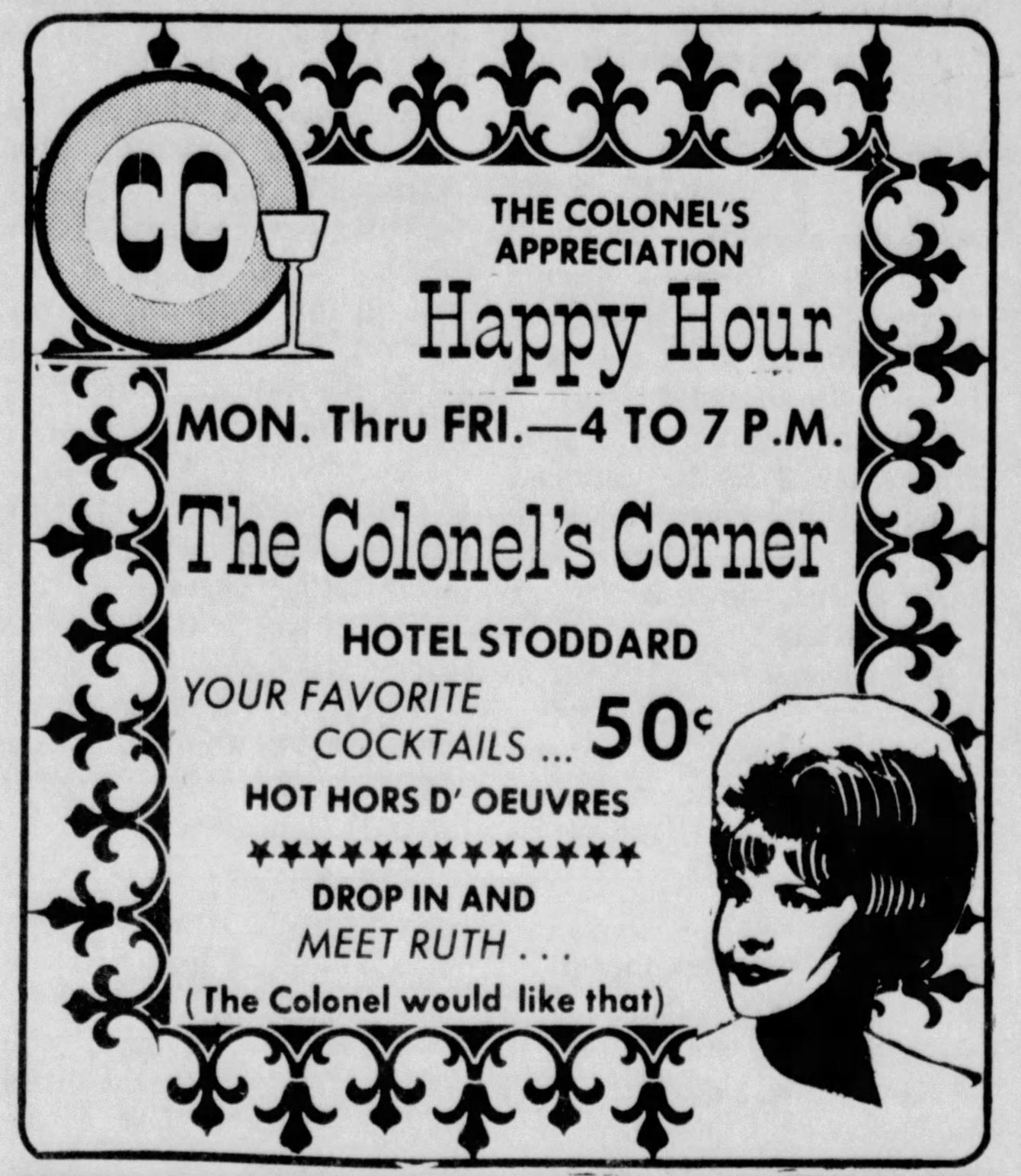 1974: The Colonel's Corner